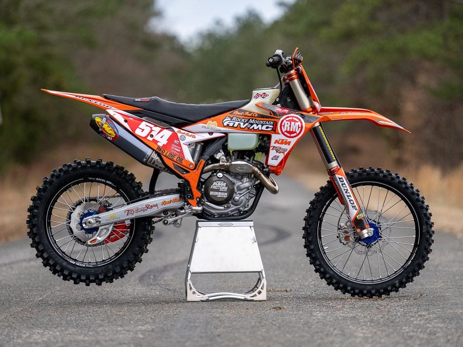 Off-Road Racebikes—Steward Baylor’s 2023 KTM 450 SX-F | Dirt Rider