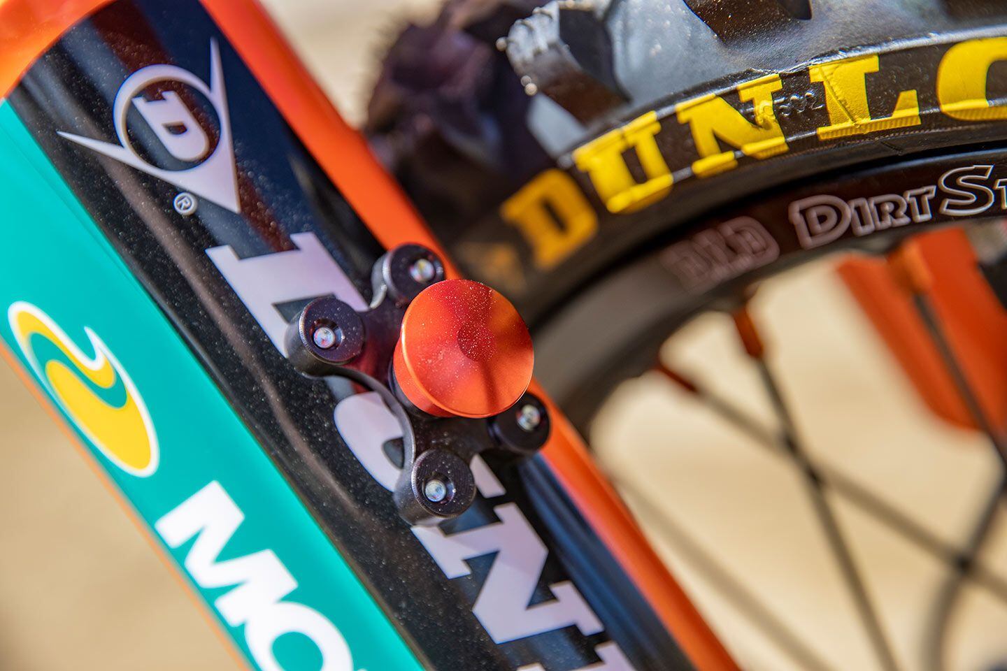 Racers who frequent dirt starts will appreciate the WP Factory holeshot device.