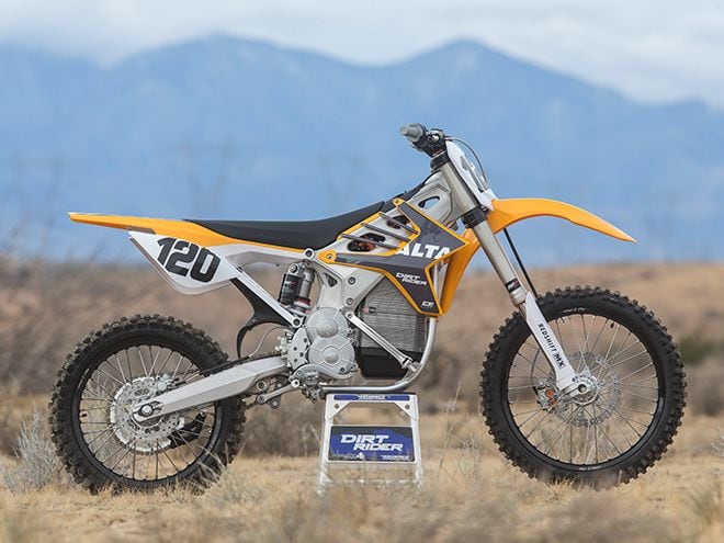 2016 Alta Motors Redshift MX Electric Bike Review Dirt Rider