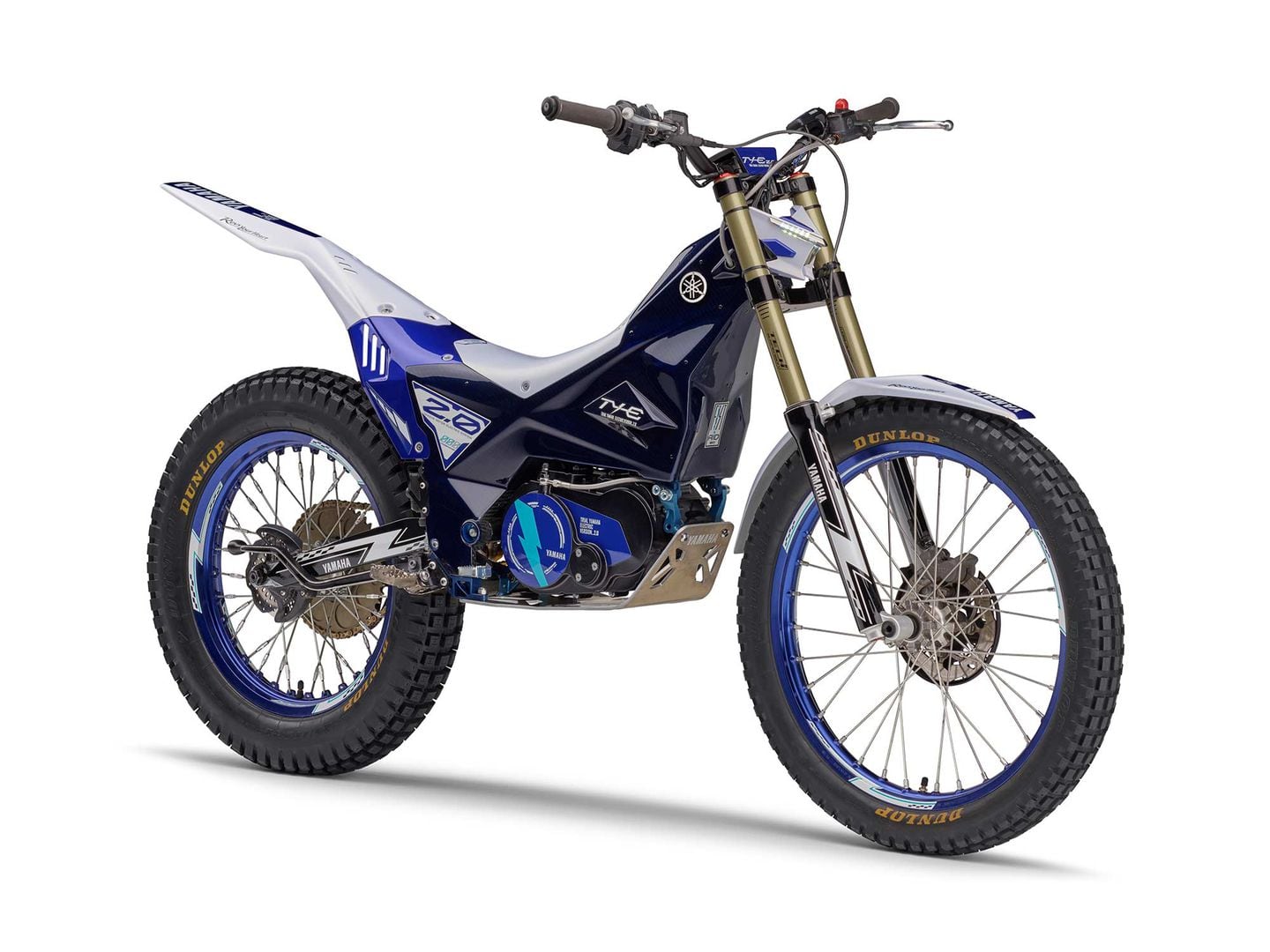 Electric start trials bike top