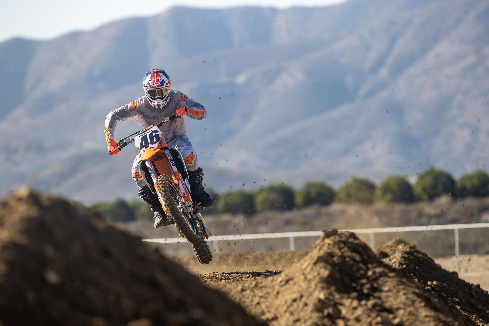 “The 450 SX-F is very predictable, especially in high-speed rough sections where it matters!” <i>—Cody Johnston</i>