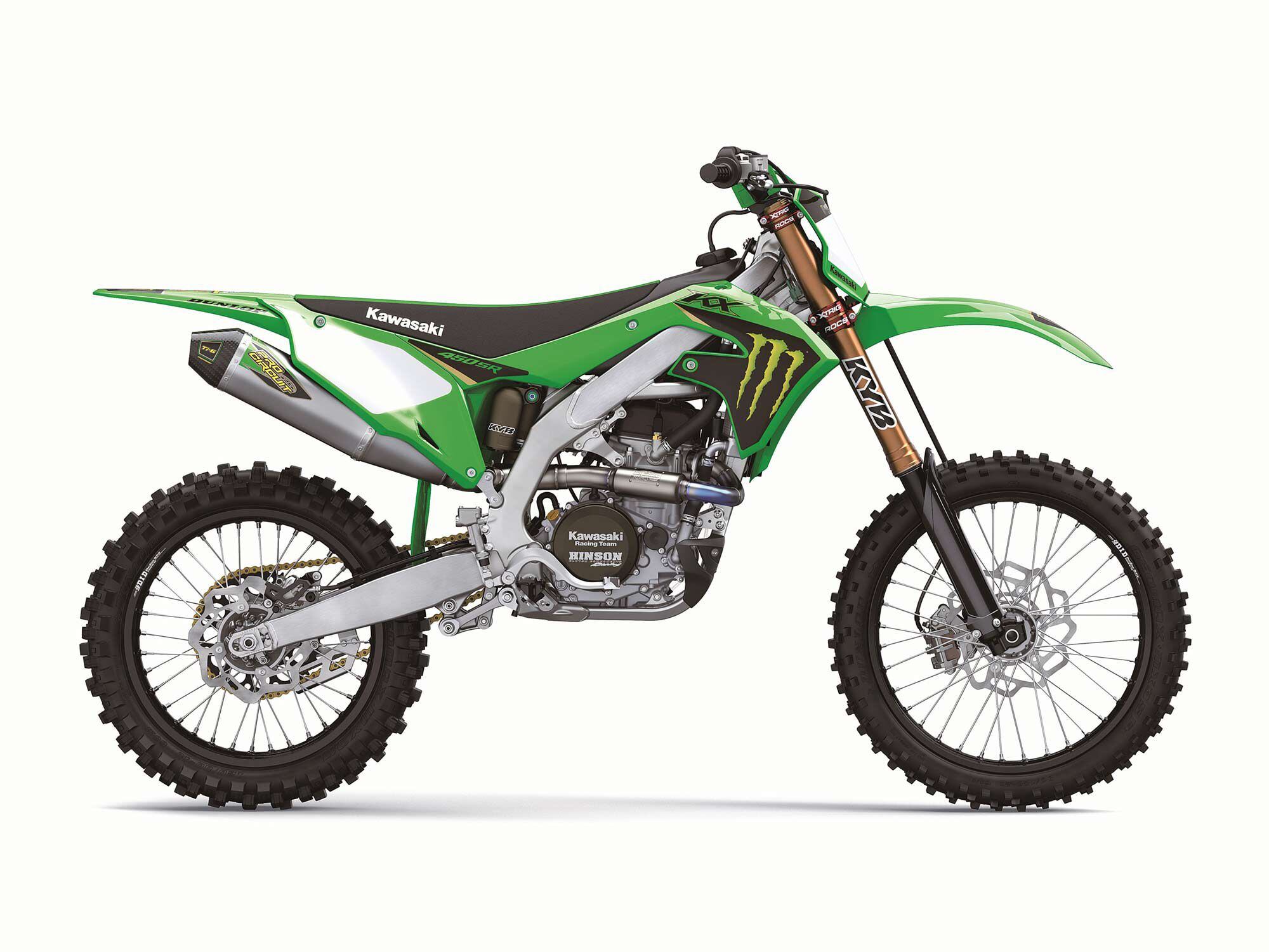 Team Green’s KX450SR ties Big Red’s CRF450RWE for the most expensive motocross bike on the market.