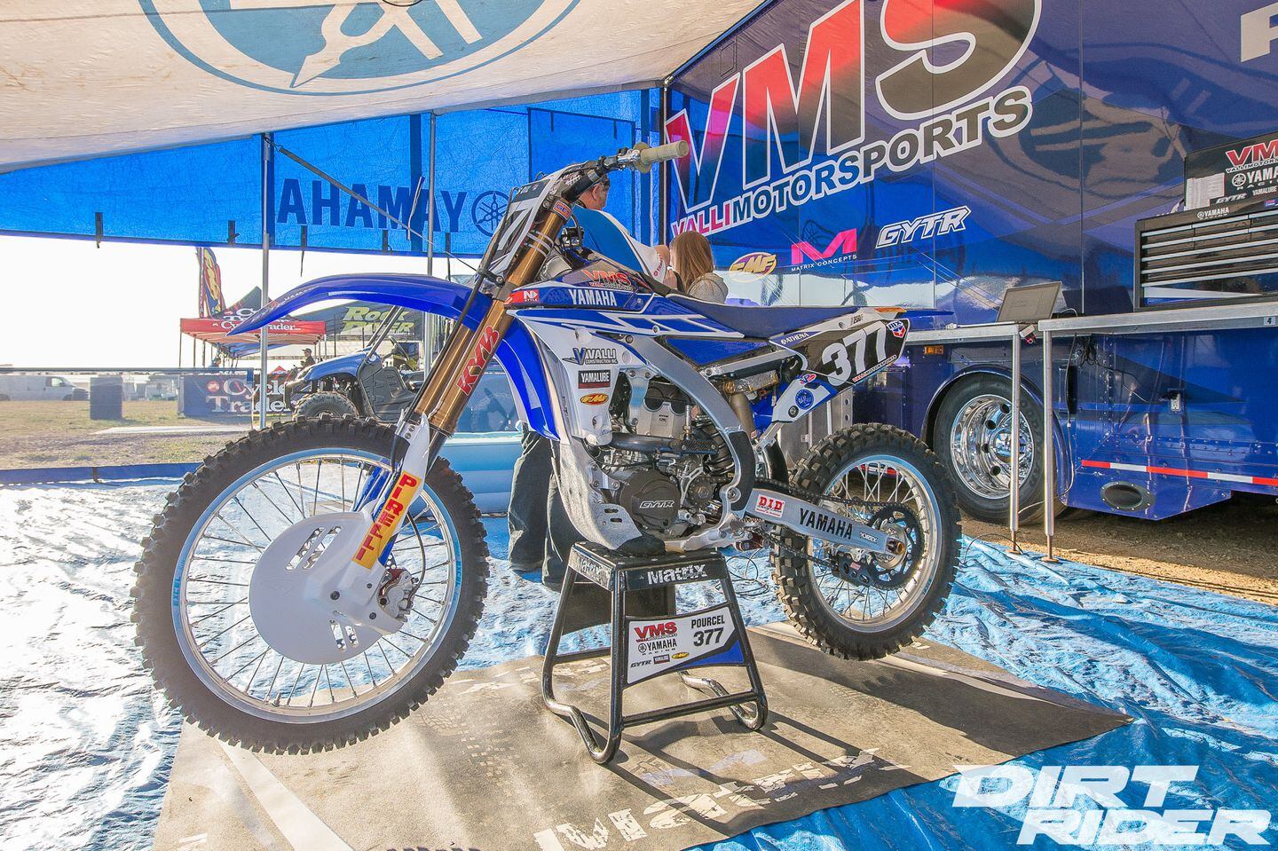 Christophe Pourcel's Valli Motorsports Yamaha YZ250F - Factory Christophe Pourcel's Valli Motorsports Yamaha YZ250F - Factory