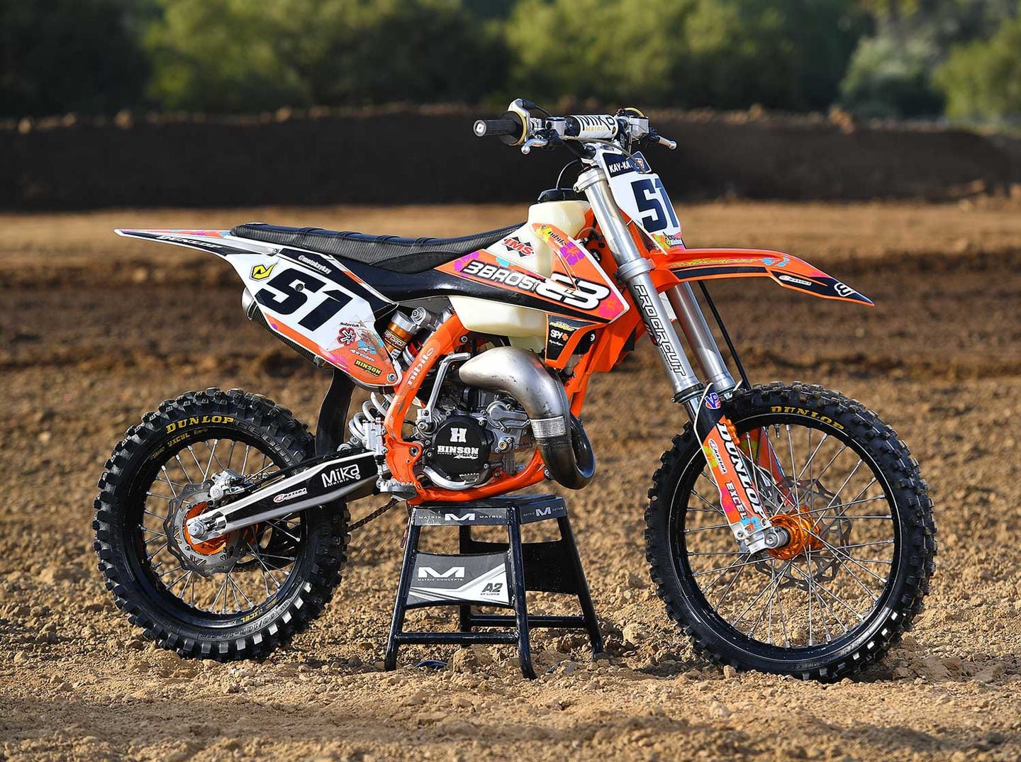 2019 Factory OffRoad Bikes—Mikayla Nielsen’s KTM 105 SX Dirt Rider