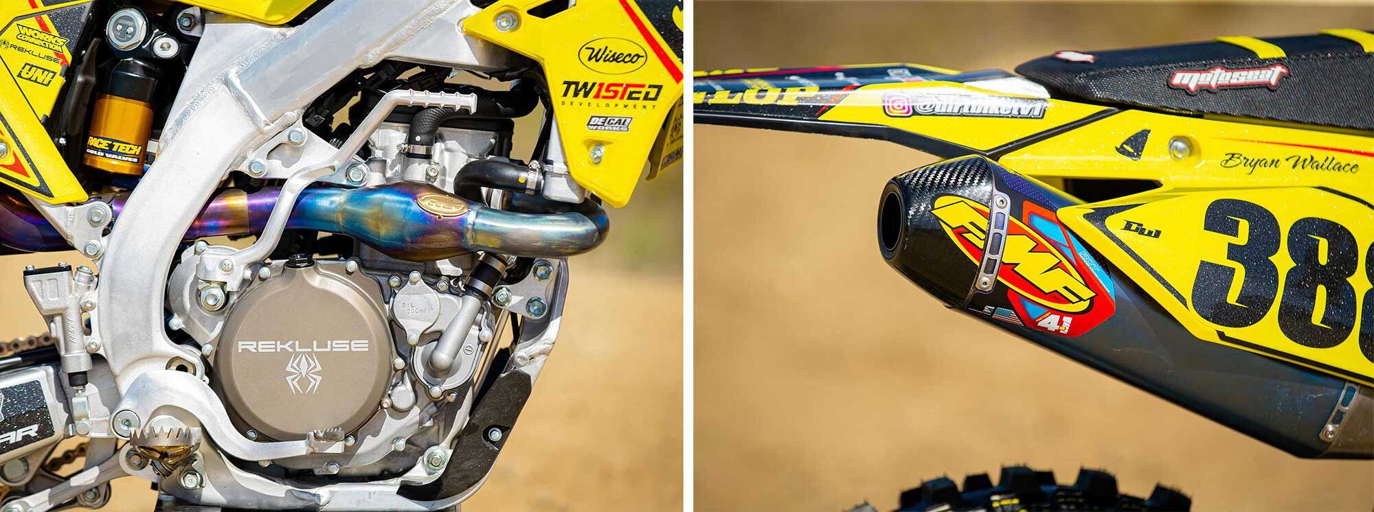 リム/コンプリート リアクロス イエロー SUZUKI RMZ 450 2018
