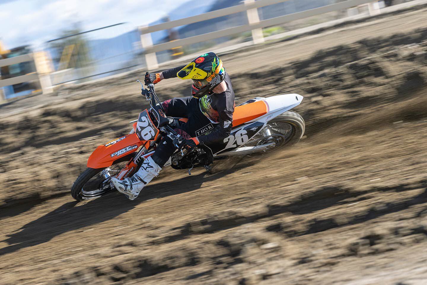 “The 250 SX-F is a strong overall package. A little more low-end power would perfect it for me.” <i>—Michael Wicker</i>