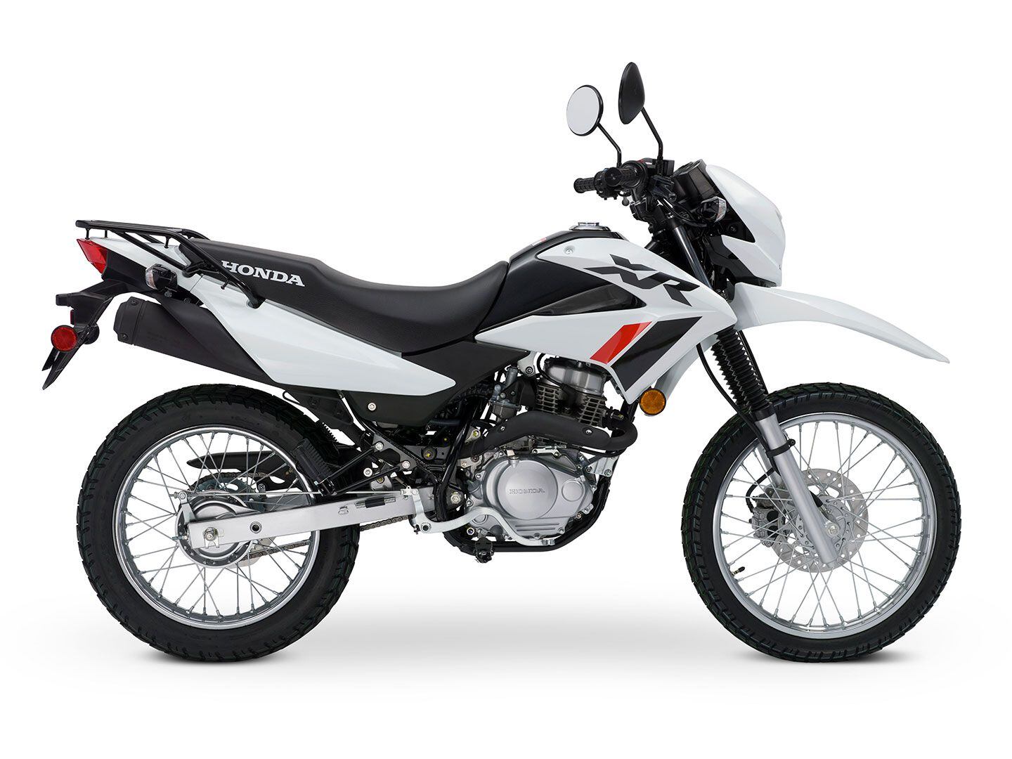 Available in black or white, the XR150L will hit dealership floors for the first time in April 2023.